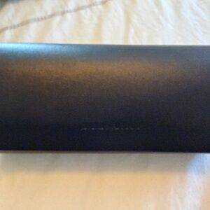 Giorgio Armani Black Leather eyeglass/sun glass case